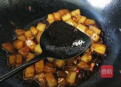 豆瓣酱炒凉粉的做法图解5