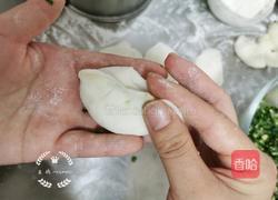 韭菜鸡蛋粉条水煎包的做法图解8