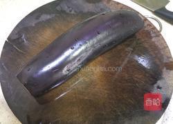 肉末香菇烧茄子的做法图解1
