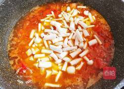 西红柿白玉菇豆腐汤的做法图解7