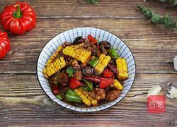 香菇炖鸡的做法图解12