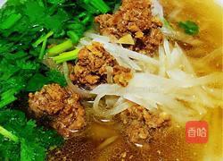 萝卜丝汆羊肉丸子汤的做法图解7