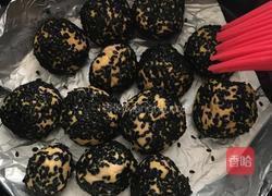 烤芝麻南瓜丸的做法图解8