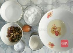 核桃红枣养生糕的做法图解1