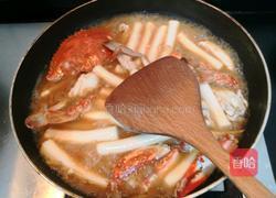 梭子蟹烩年糕的做法图解14