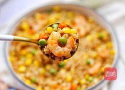 椰香虾仁炒饭的做法图解13
