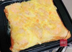 爆浆芝士虾仁三明治的做法图解11