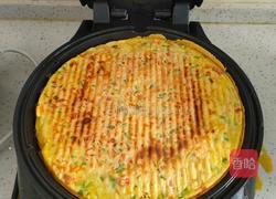 胡萝卜香葱鸡蛋饼的做法图解4