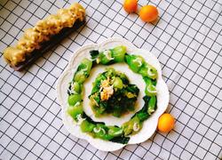 虾皮炝油菜