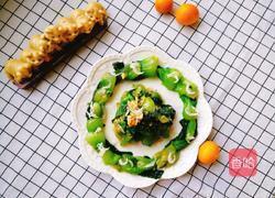 虾皮炝油菜的做法图解16