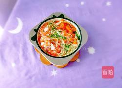 胡萝卜鲜虾面的做法图解1