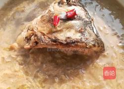 酸菜鱼头的做法图解6