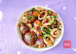 洋葱香菇炒鱿鱼的做法图解14