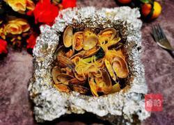 锡纸花甲米线的做法图解12