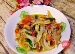 香肠炒平菇的做法图解8