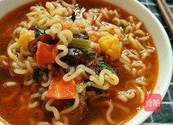 香菇虾仁面的做法图解12