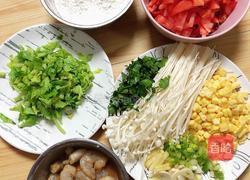 时蔬鲜虾疙瘩汤的做法图解4