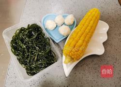 海带玉米鱼丸汤的做法图解1