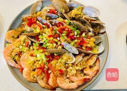 蒜蓉蒸海鲜的做法图解14