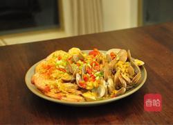 蒜蓉蒸海鲜的做法图解15