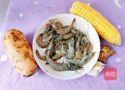 虾仁莲藕炒玉米的做法图解1