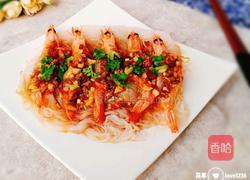 蒜蓉粉丝蒸开背虾的做法图解16