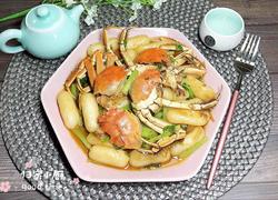 葱油螃蟹芝士年糕