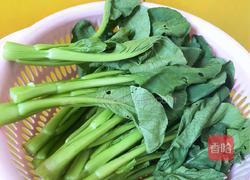 白灼广东菜心的做法图解1