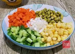 七彩蛋炒米的做法图解2