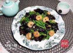 虾仁木耳烩豇豆(清脂减肥)的做法图解16