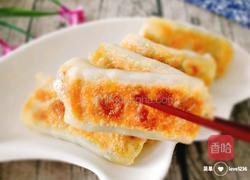 韭菜虾皮鸡蛋锅贴的做法图解19