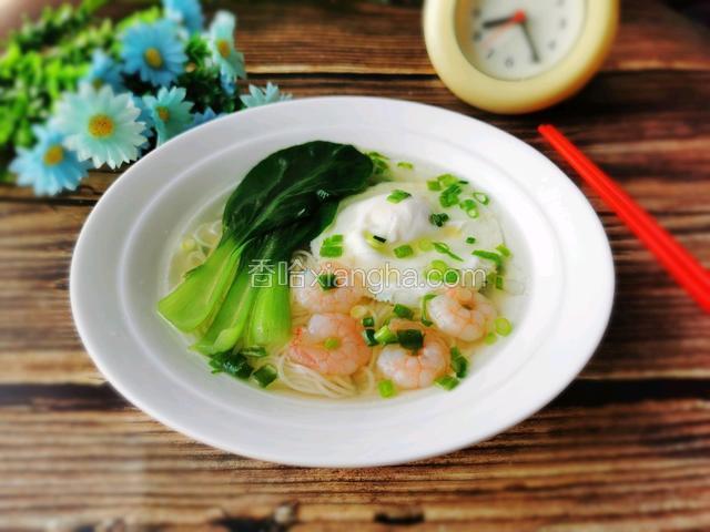 虾仁阳春面