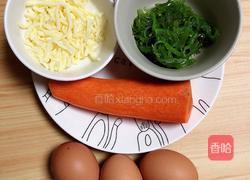 芝士裙带菜厚蛋烧(5分钟快手餐)的做法图解1