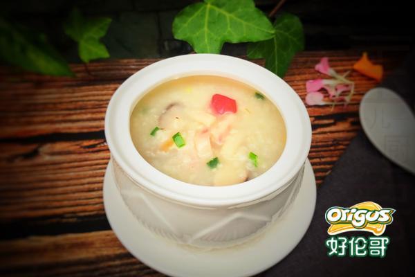 鱿鱼海鲜粥