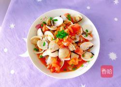 番茄炒白蛤的做法图解15