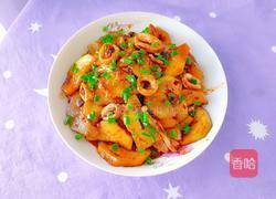 香辣鱿鱼西葫芦的做法图解16