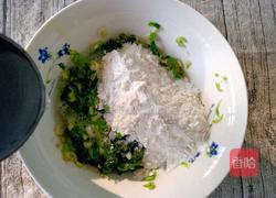 虾皮油菜鸡蛋饼的做法图解6