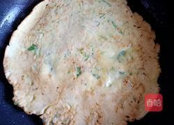 虾皮油菜鸡蛋饼的做法图解10