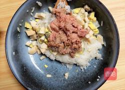 日式海苔金枪鱼饭团的做法图解5