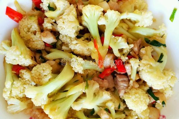 超简单清爽可口好吃的花菜炒肉