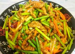 蒜薹肉丝