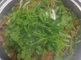 青菜牛肉干锅