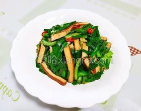 韭菜炒香干