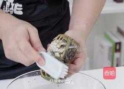 盐焗大闸蟹的做法图解2
