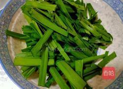 肉丝炒韭菜豆皮丝的做法图解4