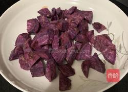 紫薯酥饼的做法图解2