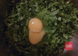 芹菜叶饼的做法图解3
