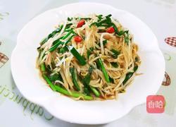 韭菜炒豆芽的做法图解1