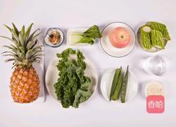 凤梨甘蓝绿果昔的做法图解1