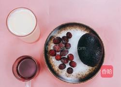 牛油果蔓越莓果昔的做法图解1